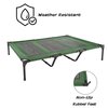 Pet Adobe Elevated Portable Pet Bed Cot-Style 48”x35.5”x9” for Dogs and Small Pets | Indoor/Outdoor (Green) 642010SAI